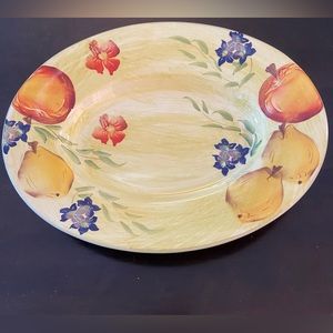 Vintage Hand painted Italian Ceramic Platter